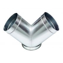 Culotte de raccordement (90°) - Diamètre entrée: 200 mm - Diamètre sortie: 160 mm