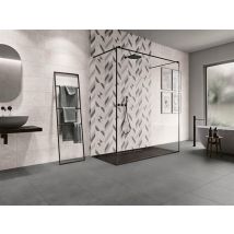 Carrelage d'intérieur - Faïence imitation pierre - Série ANTICA - Dimensions : 24,7 x 44,7 cm - Taupe