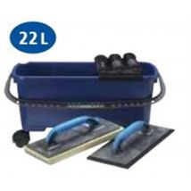 Kit de nettoyage sur roulettes - Kit de nettoyage sur roulettes - 22 L