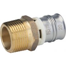 Raccord mâle fixe XS pour tube multicouches - Diamètre : 26 - 1"