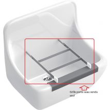 Grille porte-seau O.NOVO - Largeur: 177,5 mm - Longueur: 272 mm - Hauteur: 21 mm - Chromée