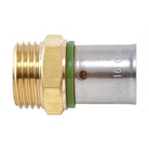 Raccord mâle fixe à sertir PER - Ø 20 - 3/4''