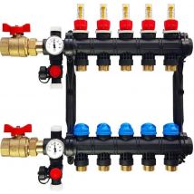 Collecteur NIS avec débitmètre - 7 circuits