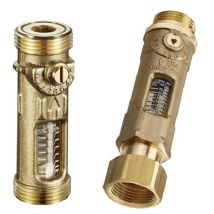 Vanne d'équilibrage avec affichage du débit HYCOFLOW VTB - DN25 - Débit : 5-40 l/min - Longueur : 143 mm - Diamètre : G1- Clés : 38 pour SW1 et 36 pour SW2