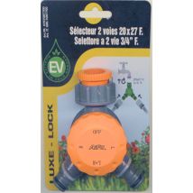 Sélecteur 2 circuits - Femelle 20 x 27