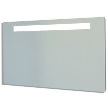Miroir REFLET SENS - Dimensions : L 100 x Ht 65 cm - 11 W + 1 film antibuée 50 W