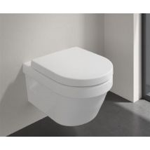 Abattant Targa Architectura BLANC avec frein de chute, déclipsable - Blanc