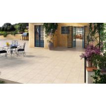 Carrelage extérieur effet béton Série STORM - 33x60 cm - (AD) - 30 X 60 - STORM BEIGE ANTI DERAPANT R11 B