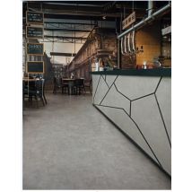 Carrelage effet béton série CONCRETE (60x60cm) - Coloris: LIGHT GREY - rectifié