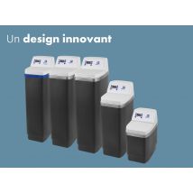 Adoucisseurs résidentiels - Adoucisseur monobloc - 17 litres de résine - Version PLUS - Hauteur : 106 ,7 cm - Profondeur : 48 cm - Largeur : 30 cm