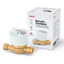 Compteur eau divisionnaire Narval Combiné EF/ECS - Calibre 15 mm - Compteur d'eau chaude et eau froide NARVAL + combiné
