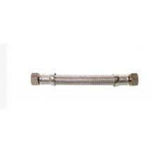 Flexible tresse inox coude (Femelle 3/4 -Mâle3/4) - Longueur: 500 mm - Diamètre tuyau : 19 mm
