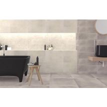 Carrelage d'intérieur - Faïence - Série CLARENS - Dimensions: 20 x 60 cm - Décor ARENA