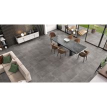 Carrelage d'intérieur imitation béton - Série CLOUD - Dimensions: 59,7 x 59,7 cm - Beige Mat non rectifié