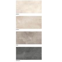 Carrelage effet béton - Plinthe - Série GLADE - Dimensions: 7 x 44,7 cm - Marfim MAT