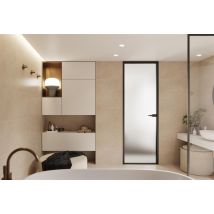 Carrelage sol effet béton BETONICO 45x45 cm - Dimensions: 45 x45 cm - Blanc-Gris