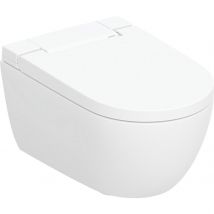 WC japonais suspendu AquaClean Alba - Largeur: 37,5 cm - Longueur 56,5 cm - Blanc