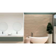 Carrelage d'intérieur - Faïence - Série BLANCOS-VIGGO - Dimensions : 30 x 90 cm - Blancos Brillo non rectifié