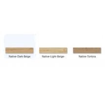 Carrelage d'intérieur imitation bois - Plinthe - Série NATIVE - Dimensions : 8 x 100 cm - Light Beige Natural