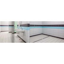 Carrelage mural - Faïence mate - COLOR ONE - Dimensions: 20 x 40 cm - Color one - Anthracite- Finition mate - RAL 00040006 - Non rectifié