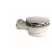 Bonde de douche extra-plate - Diamètre bonde: 90 mm - Coloris couvercle: chromé
