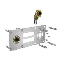 Kit plaque ROBIFIX MC pour tube multicouche - Monotrou - tube Ø16 - Ø de sortie F 1/2"