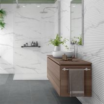 Faïence effet marbre PORTOFINO 30x90 cm - Portofino Brillo - Brillant