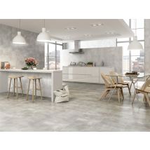Carrelage sol intérieur effet béton SELECT 59,5x59,5 cm - GREY