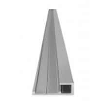 Profilé de finition extérieur pour panneaux muraux - Coloris: aluminium