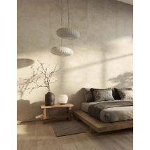 Carrelage d'intérieur - faience murale effet terre cuite série CHARME (33x100 cm) - Décor FLEUR- Coloris: SAND - Epaisseur: 9.8 mm