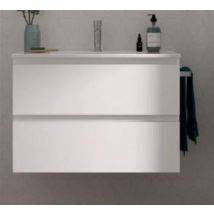Meuble salle de bains Série SPEED (1200x450x550 mm) - Coloris: blanc brillant