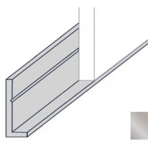 Profilé de départ mural Revela - Coloris: aluminium
