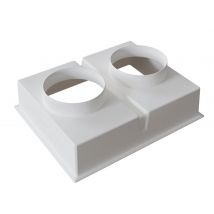 Plénum ABS pour grille de reprise ACCESS - Dimensions:500x400mm