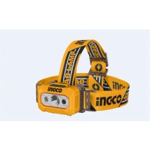 Lampe frontale 200 LM à piles - Coloris: jaune