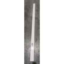 Surplinthe arrondie anti-choc en PVC - Dimensions: 100x22x2400 mm - Blanc ( possibilité de repeindre en couleur)