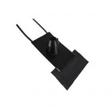 PGI - SOLIN TUILE + KIT ETANCHEITE - PGI D.80/130 - Solin tuile 15 à 30° - finition noir + kit étanchéité