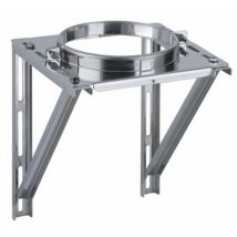 Support mural therminox tz Galva - Support mural galva de 5 à 20 cm - Diamètre intérieur 130 -