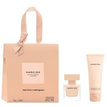 Narciso Rodriguez Poudree - Gift Set With 30ml EDP Spray and 50ml Body Lotion