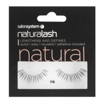 Salon System Naturalash Strip Lashes - Black - 116