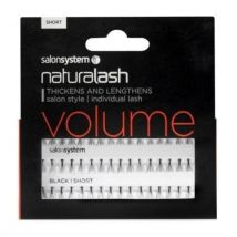 Salon System Individual Lashes Black - Short