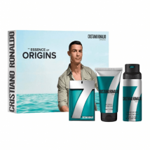 Cristiano Ronaldo CR7 Origins Gift Set with 100ml Eau de toilette, Shower Gel 150ml &amp; Body Spray 150ml