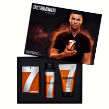 Cristiano Ronaldo CR7 Fearless Gift Set with 100ml Eau de toilette, 50ml Shower Gel &amp; 150ml Body Spray