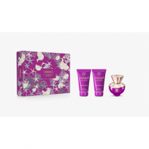 Versace Dylan Purple Woman 50ml EDP Spray, 50ml Shower Gel &amp; 50ml Body Lotion Set