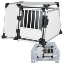 Trixie - Transportbox aus Aluminium, beidseitig abgeschrägt [B93 cm / H64 cm / T81 cm / T oben 50 cm]
