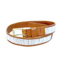Plakkies Ledergürtel [Coconut - ca. 90 cm]