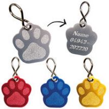 Sieraadhanger Poot, groot, incl. Inscriptie 33 x 34 mm