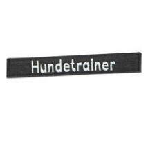 Geborduurd klittenband voor HundeSport® - body warmer en 3 in 1 jas