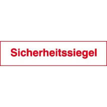 Sicherheitssiegel »Text: Sicherheitssiegel«