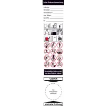 Gebrauchsanweisung / Grundplakette »für Leitern«