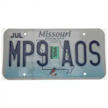 US Kennzeichen Missouri - original Nummernschild aus den USA